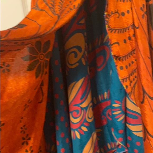 Treasure of Tibet strapless silk dress - Picture 2 of 6